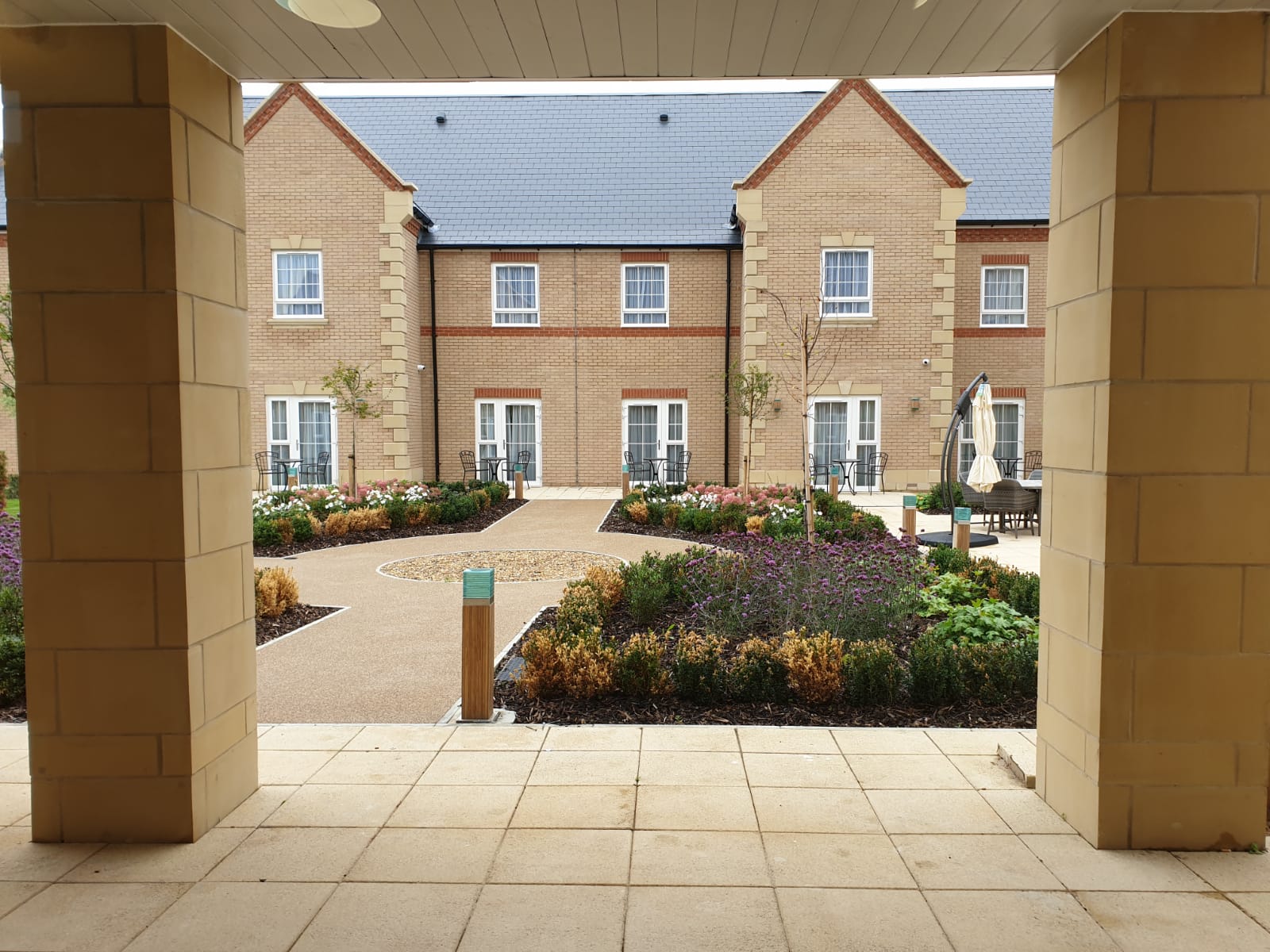 ECO CLASSIC BOLLARD LIGHTS AT BAYCROFT LUXURY CARE HOME 