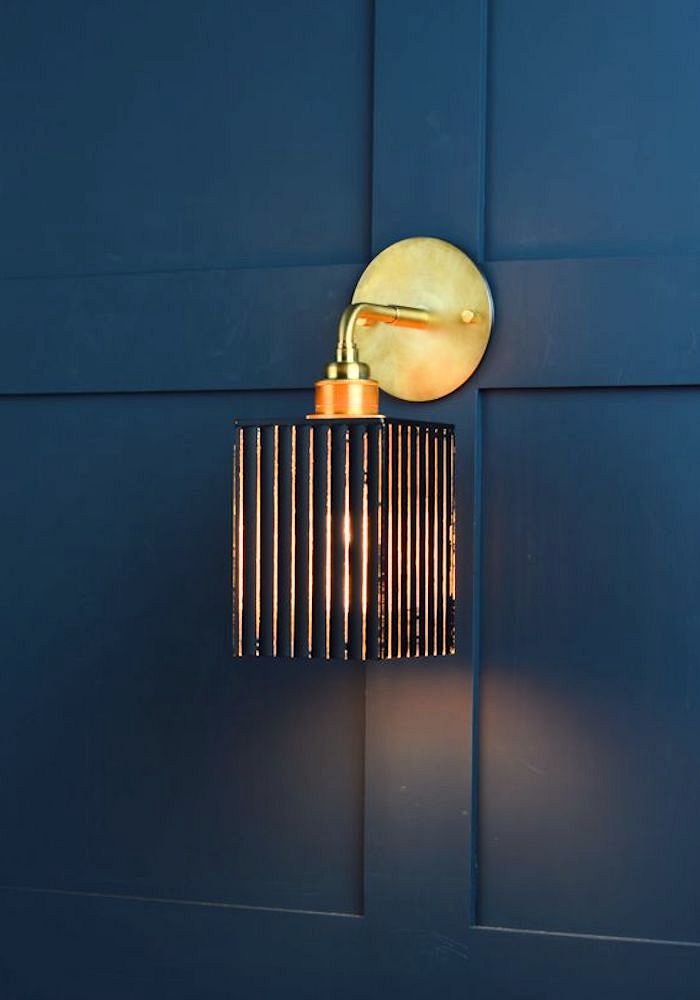 IP44 BLACK AND GOLD  BATHROOM WALL LIGHT - HOME LIGHTING - LUXURY BATHROOM LIGHTS - THE LIGHT YARD 