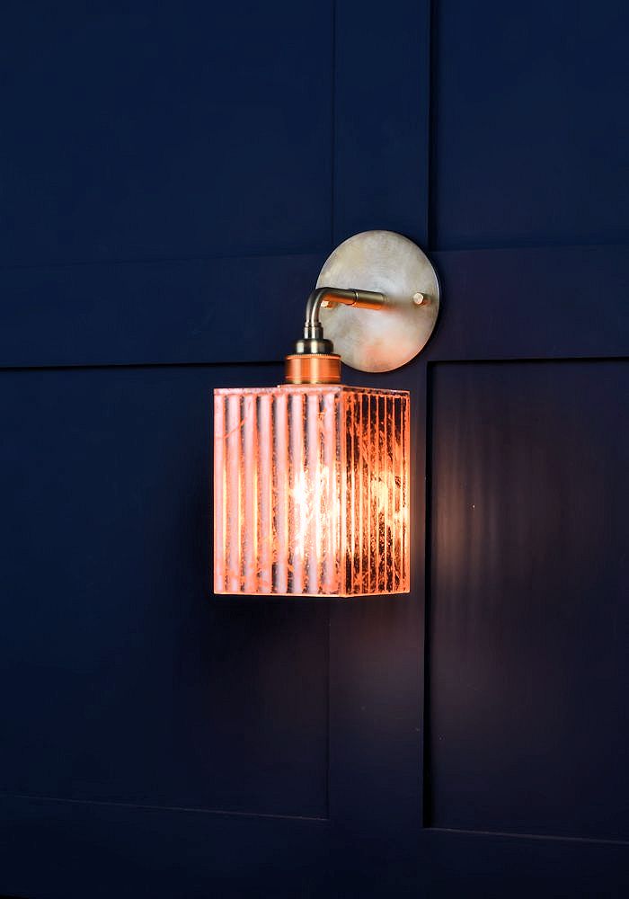 IP44 COPPER BATHROOM WALL LIGHT - LUXURY HOME LIGHTING - BATHROOM LIGHTING - THE LIGHT YARD 