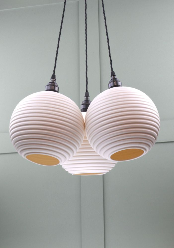 IP44 OPTIC BATHROOM ROUND CHANDELIER - LUXURY BATHROOM LIGHTING - HANGING CEILING LIGHTS