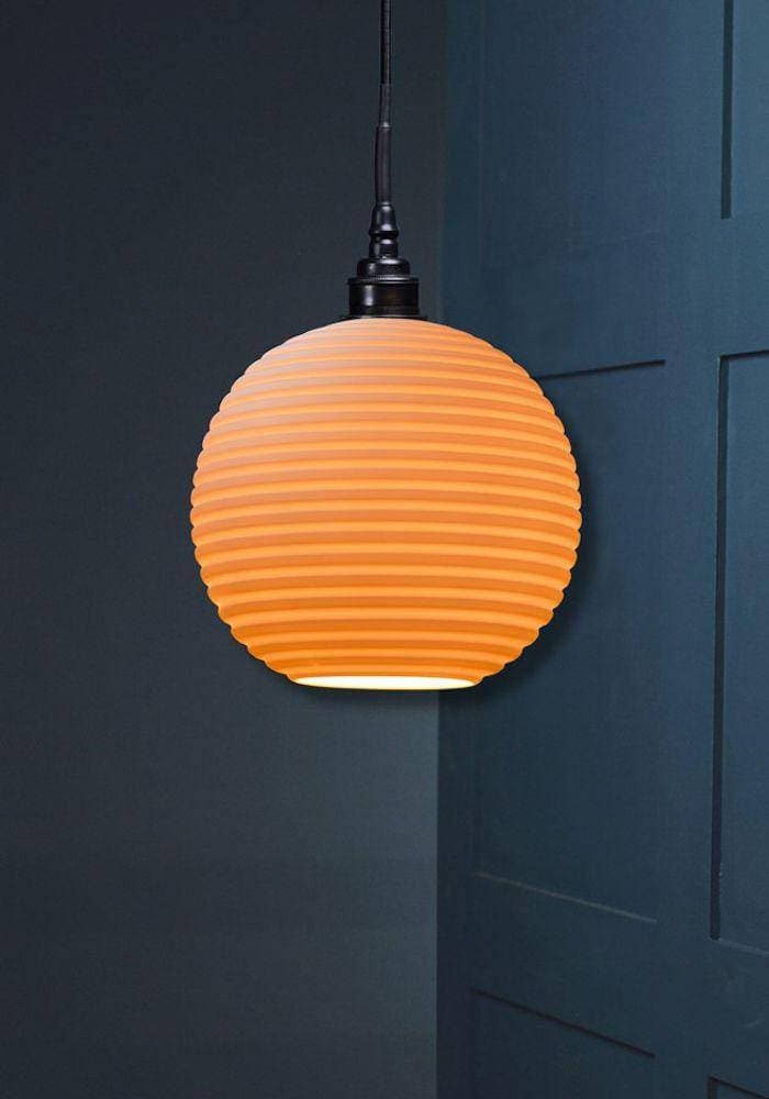 IP44 OPTIC BATHROOM PENDANT LIGHT - LUXURY BATHROOM LIGHTING - HANGING PORCELAIN CEILING LIGHTS