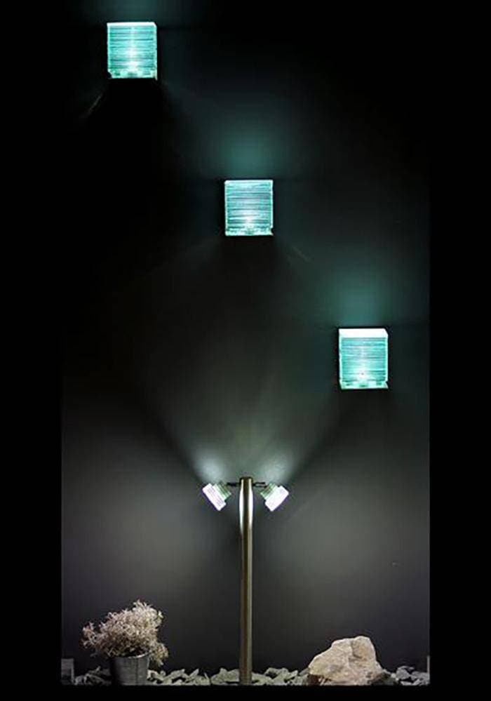 SPECIAL COMMISSION - Hawaiian Tropical Residence BELLUS LED WALL LIGHT - The Light Yard